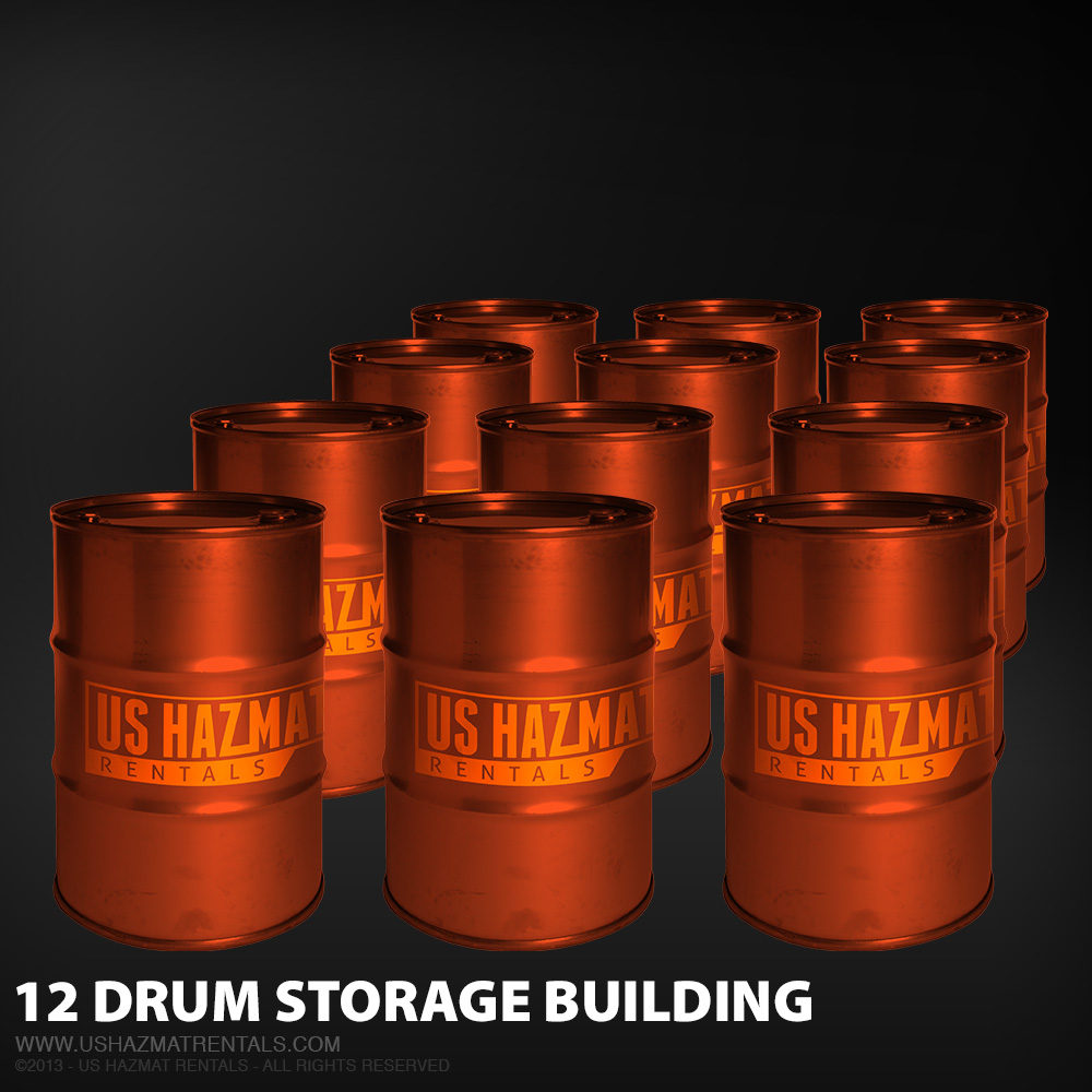 Chemical Storage Rental for 12 Drums