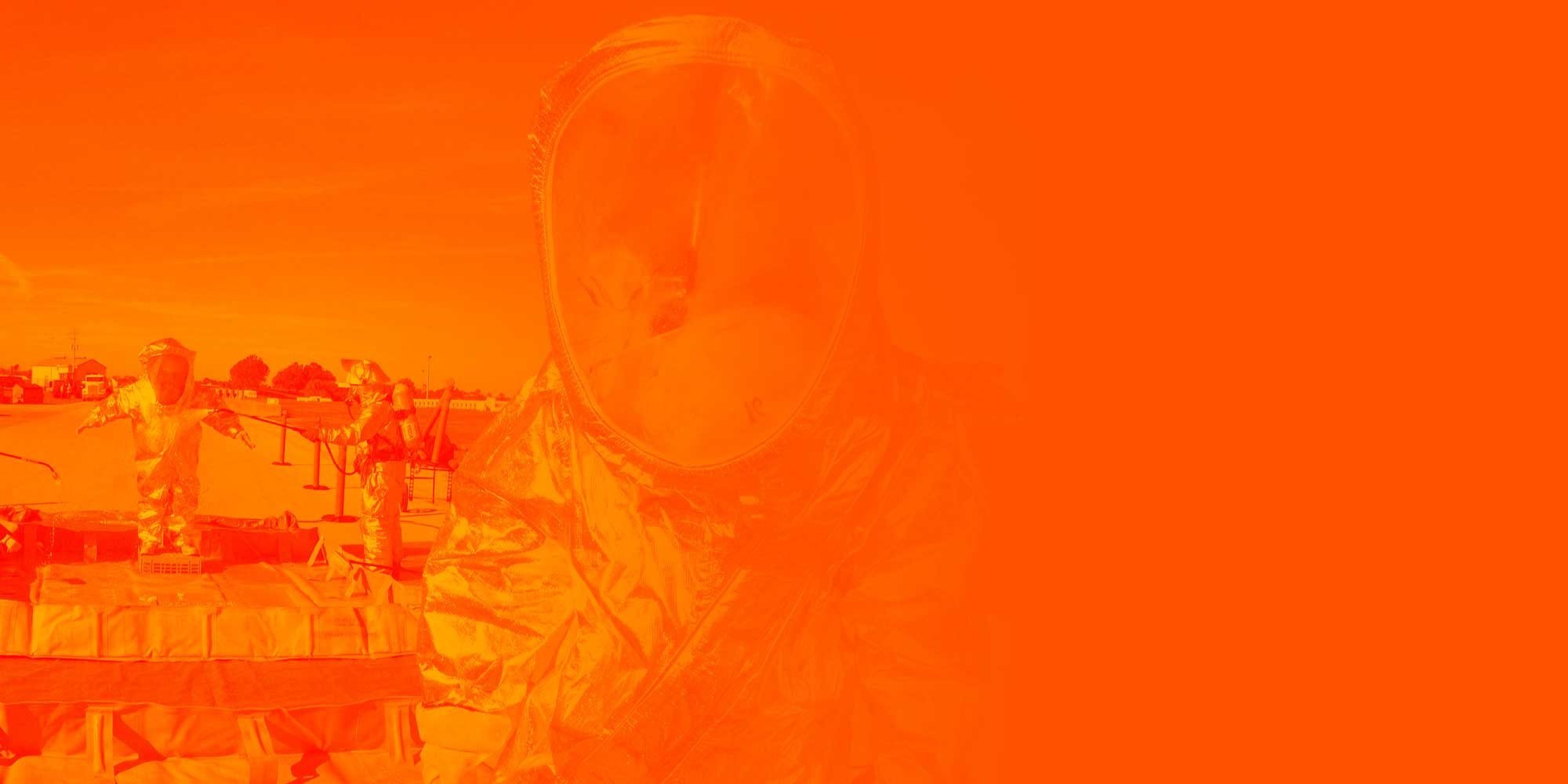 Emergency chemical spill clean up and hazardous material emergency storage teams.