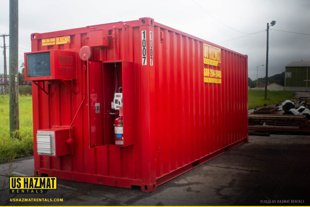 chemical storage locker