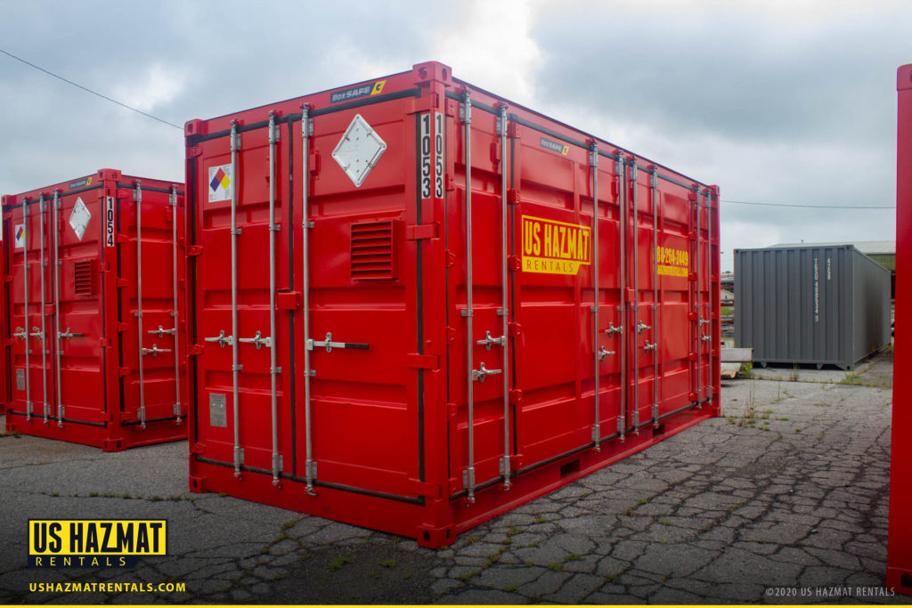 fire-rated chemical storage
