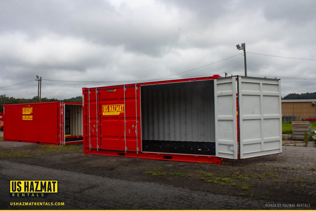 portable storage container pods