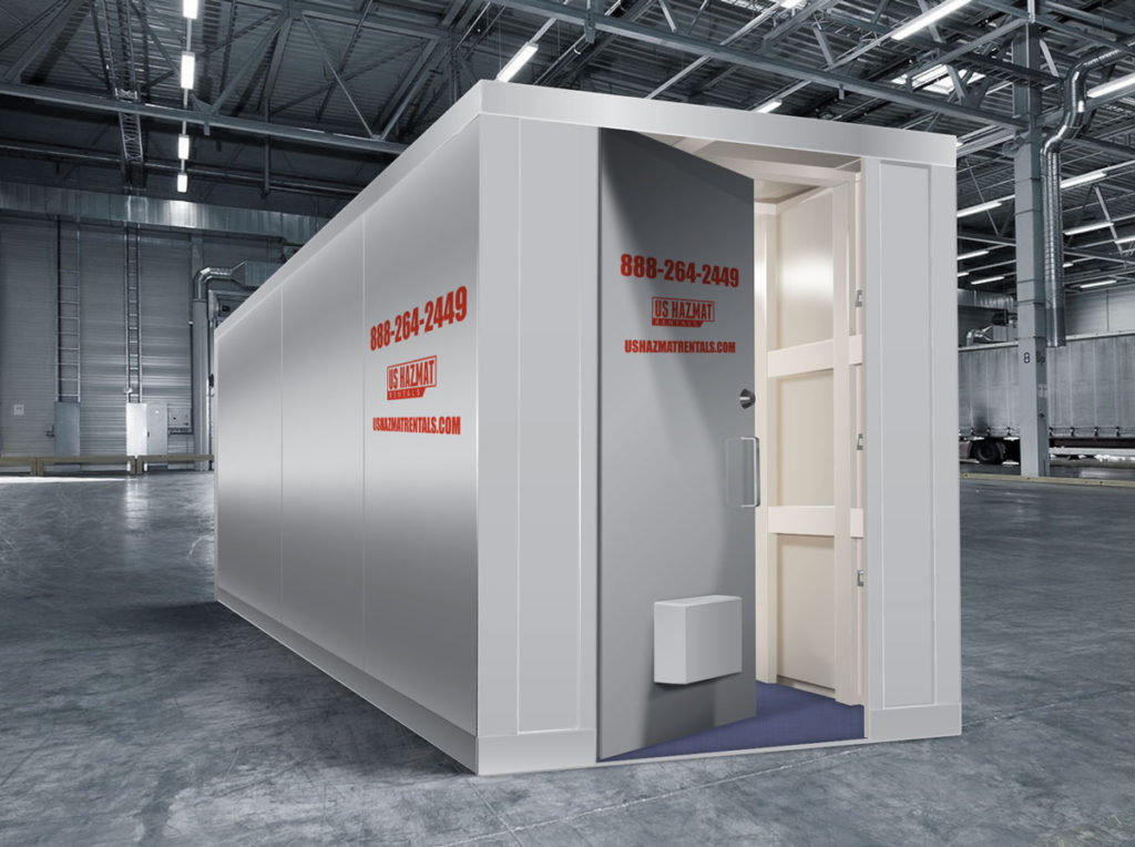 US Hazmat Rentals Solid Weld Safe Room