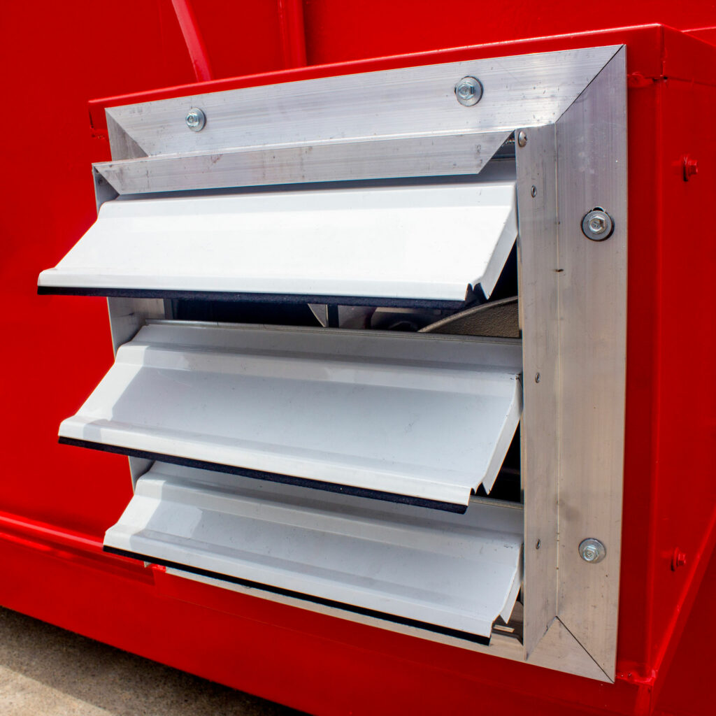 Tote Storage Air Ventilation