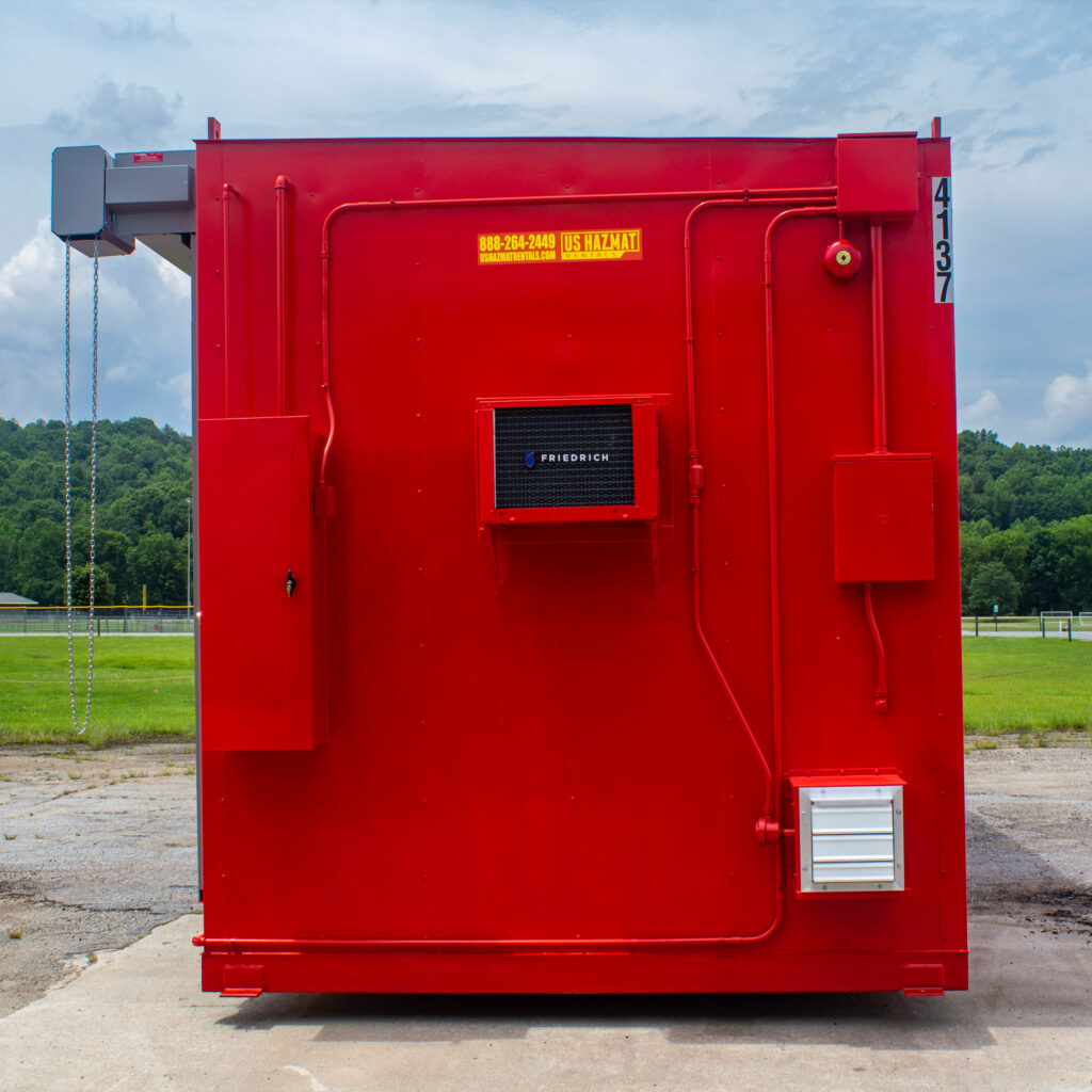 Tote Storage Unit End View