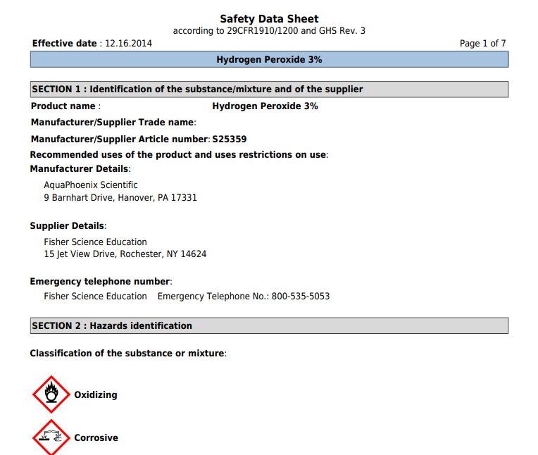 properly store dangerous chemicals 