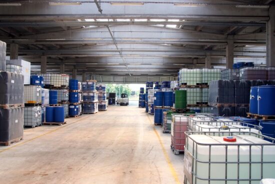 Federal hazardous material and chemical storage area compliant regulations.