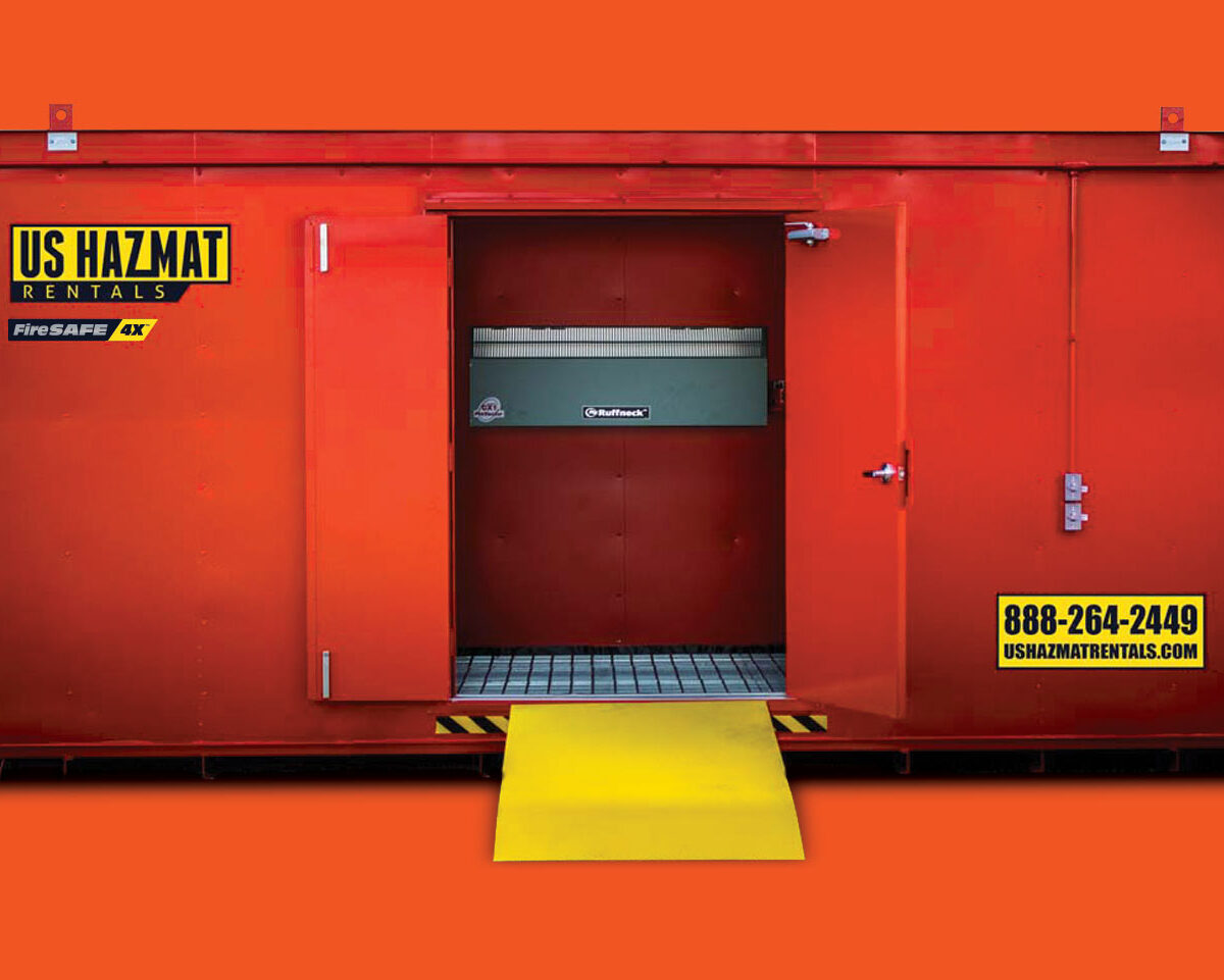 FireSafe Unit cutout on Orange Background