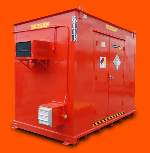 Fire Rated Hazmat Storage Locker Rental FL1208, 12’ x 8’ x 9’