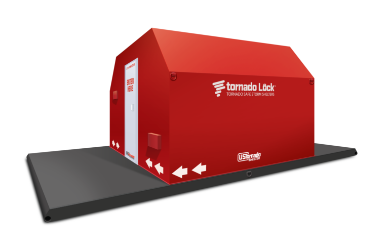 10x10 Tornado Shelter – Mobile Base (No Concrete)