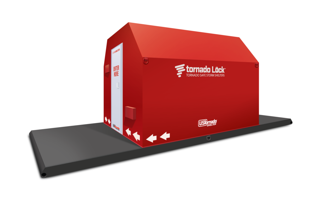 8x10 Tornado Shelter – Mobile Base (No Concrete)