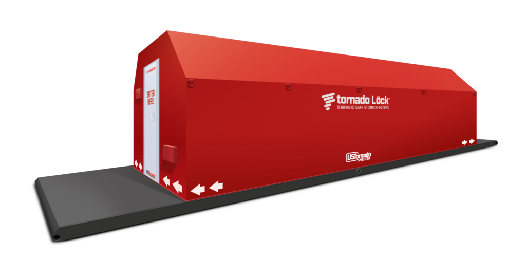 8x30 Tornado Shelter – Mobile Base (No Concrete)