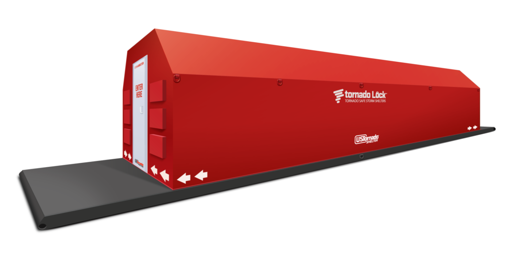 8x40 Tornado Shelter – Mobile Base (No Concrete)