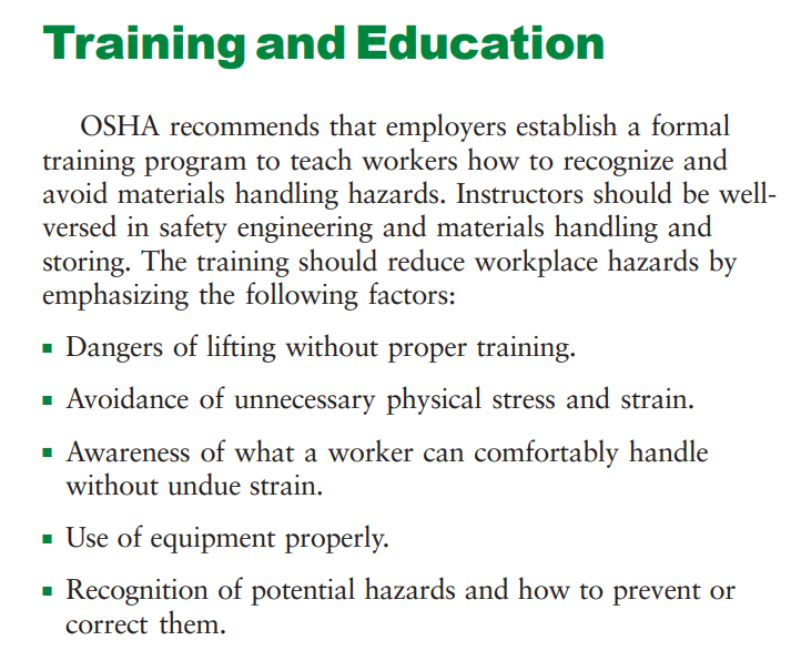 OSHA Chemical Storage Requirements