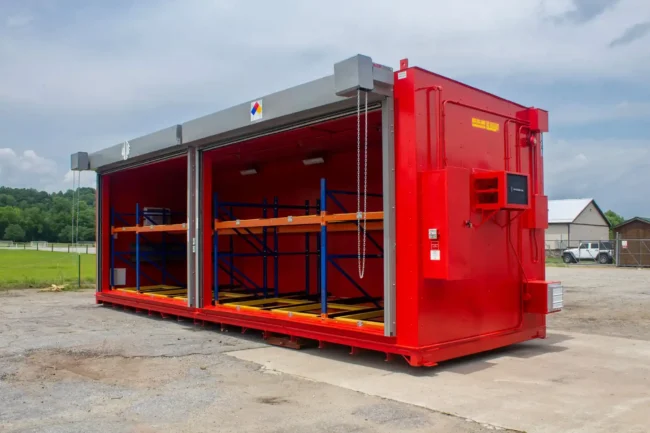 Industry leading chemical storage shipping contains from US Hazmat Rentals. Contact us for complete details about our inventory available for immediate delivery. Keep your paints, materials, and chemicals compliant with US hazmat Rentals.