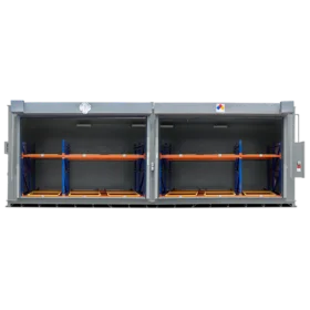 Tote Storage Front View