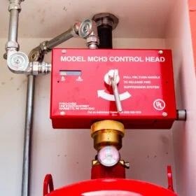 hazmat-rentals-tote-storage-fire Fire Suppression System Detail
