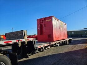 4-Hour Fire-Rated Chemical Storage Building delivered to VA by US Hazmat Rentals.