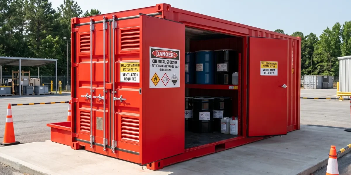 Why Your Project Needs a Modular Hazardous Material Storage Building — Not a Permanent One