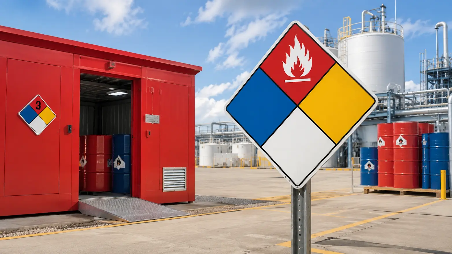 Thumbnail-for-The Red Quadrant_ Decoding the NFPA Red Diamond Meaning for Every Substance -By- US Hazmat Rental