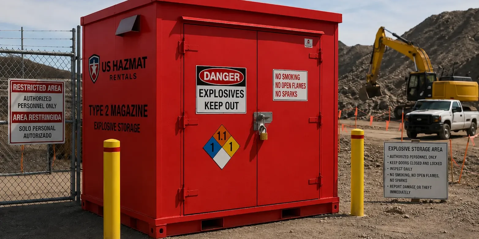 When Is a Type 2 Magazine Mandatory for Your Site by US Hazmat Rentals