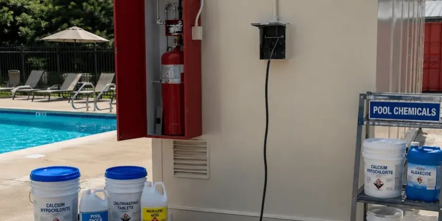 Choosing the Right Fire Extinguisher for Pool Chemicals for Your Site
