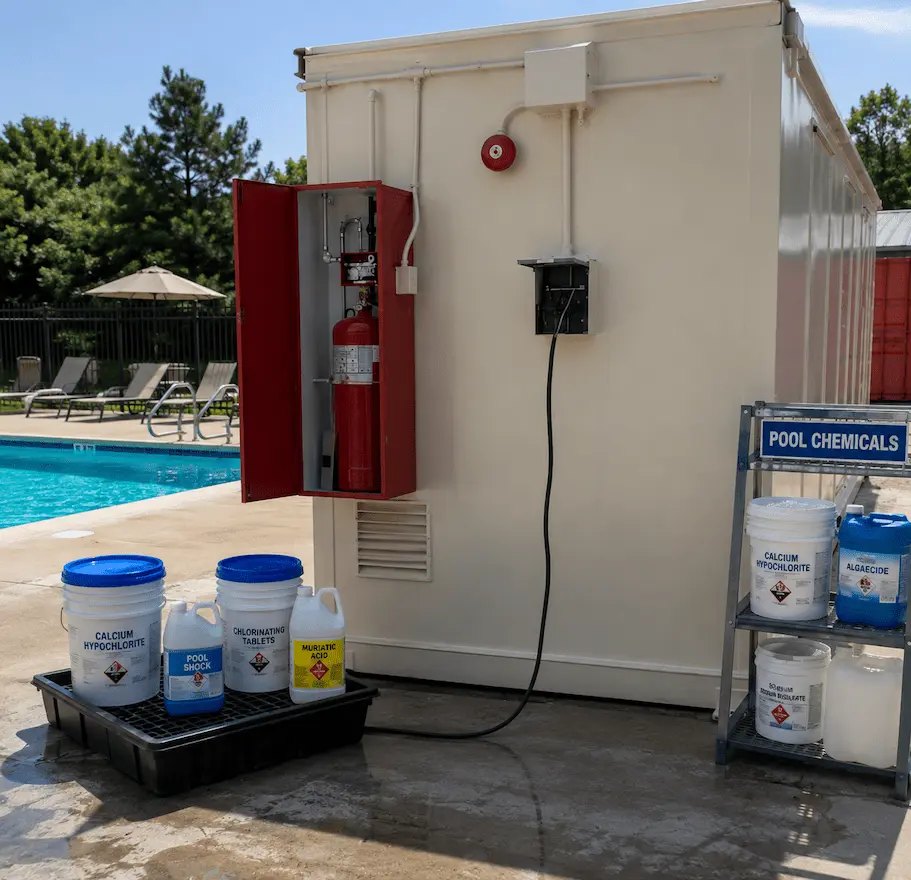 Choosing the Right Fire Extinguisher for Pool Chemicals for Your Site